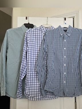 J Crew Slim Fit Long Sleeved Plaid Shirts!